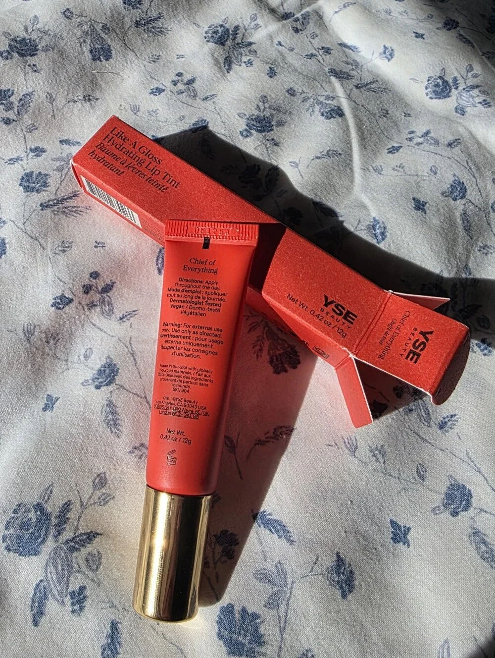 YSE Beauty | Like A Gloss Hydrating Lip Tint Chief of Everything - Poppy Red NIB
